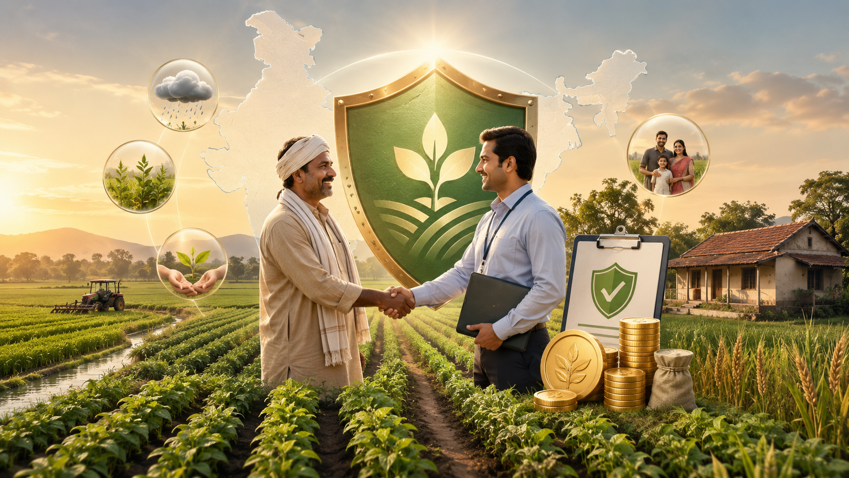 The good news: India has one of the world's most structured and government-subsidised agricultural insurance frameworks. If you know how to navigate it, protecting your farmland is not just possible — it's genuinely affordable. This guide covers every major insurance option available for farmland in India, from flagship government schemes to private insurers and emerging digital platforms.