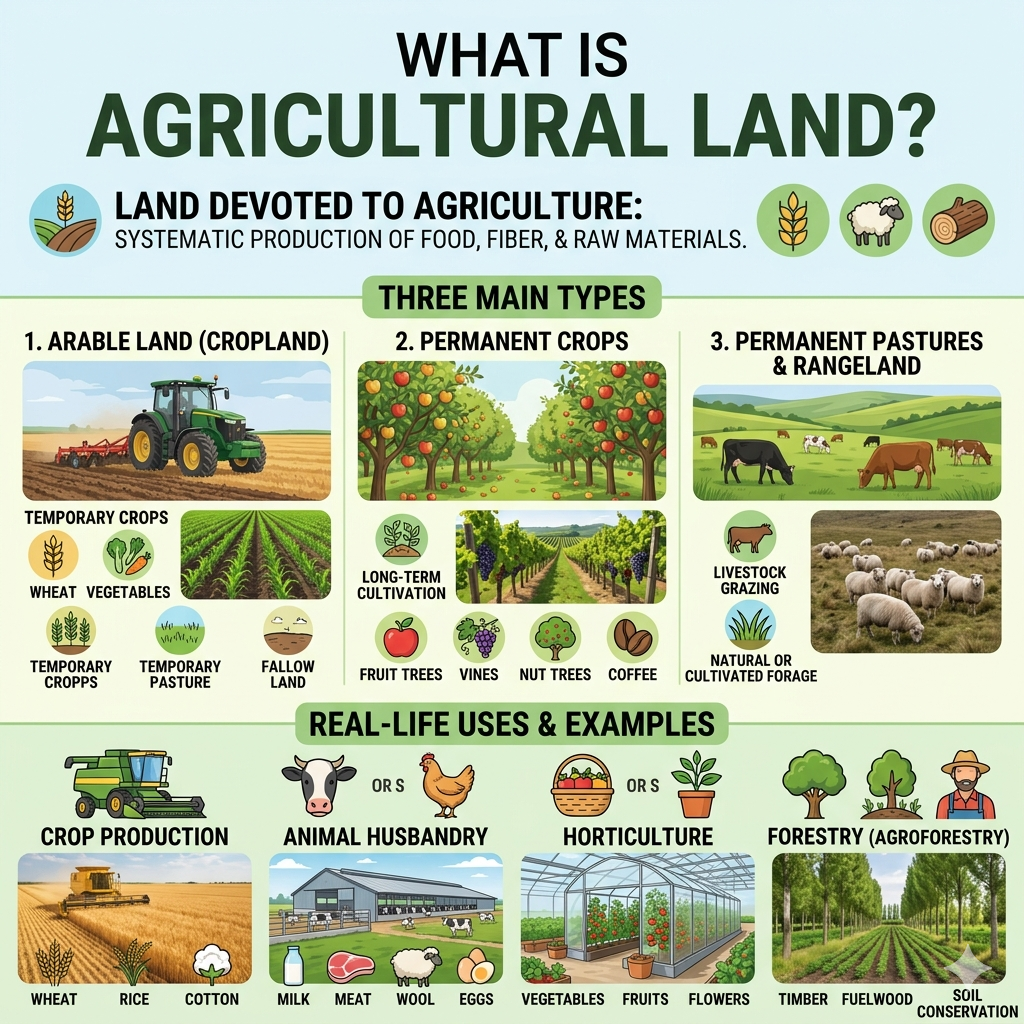 What Is an Example of Agricultural Land? Types & Uses