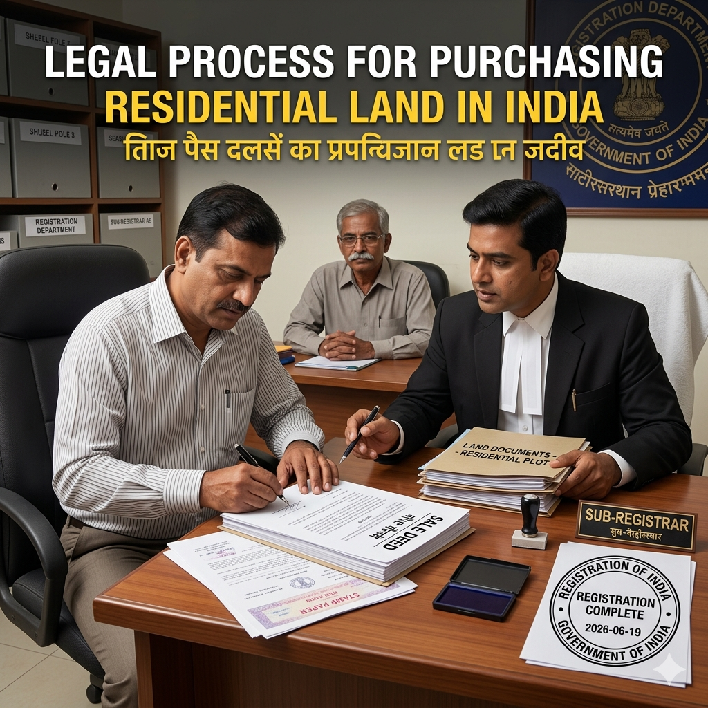 Legal Steps to Buy Residential Land in India