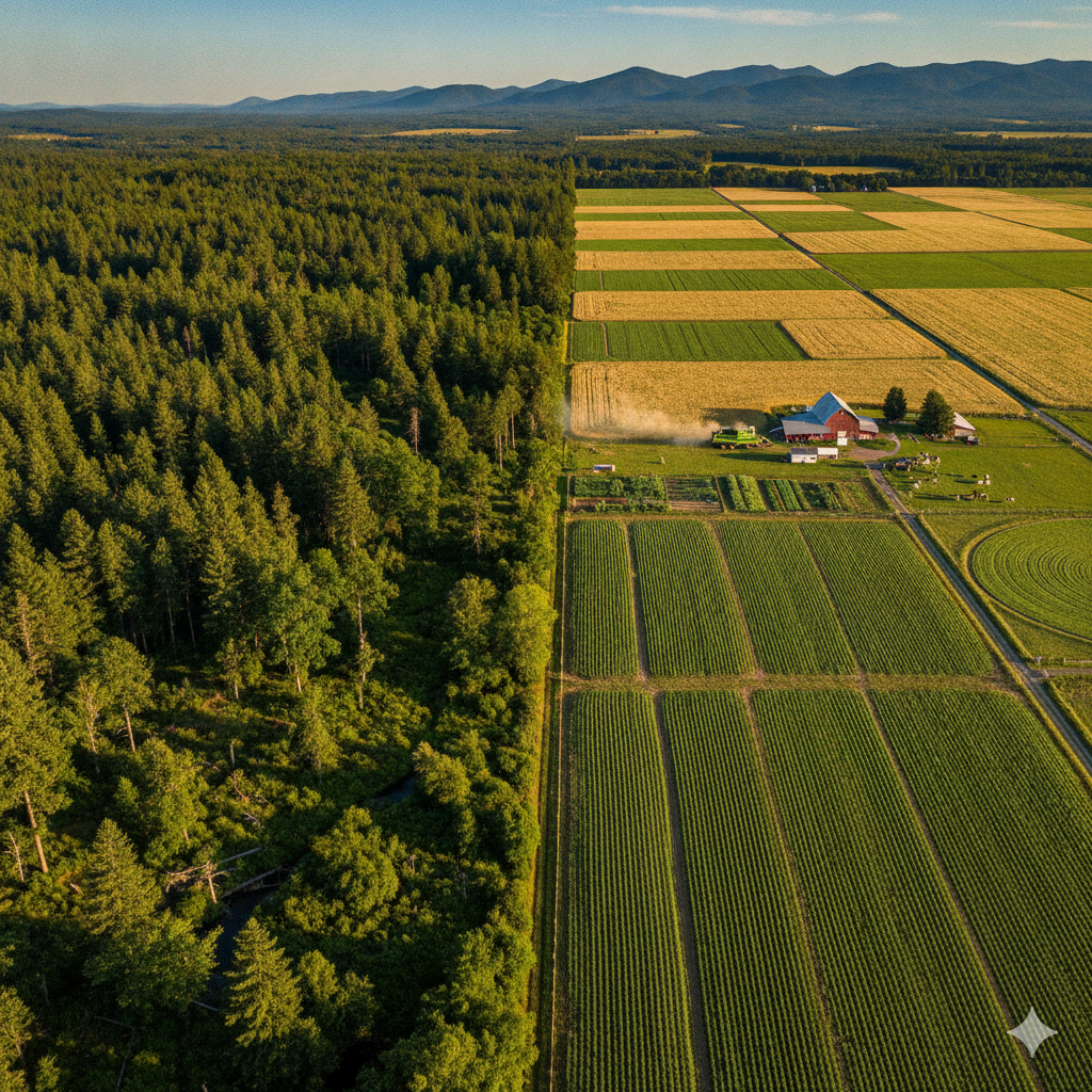Forest vs Farmland: Key Differences Explained Simply