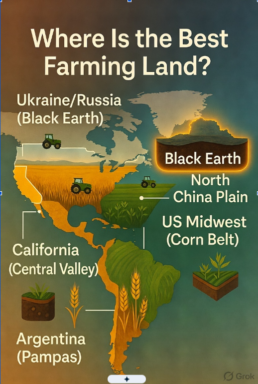 Where Is the Best Farming Land? Global Fertile Regions Guide