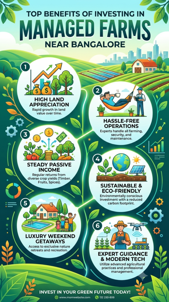 Top Benefits of Investing in Managed Farms Near Bangalore