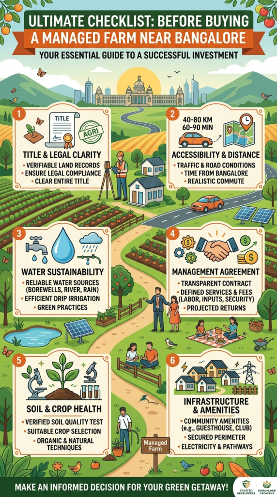What to Look for Before Buying a Managed Farm Near Bangalore
