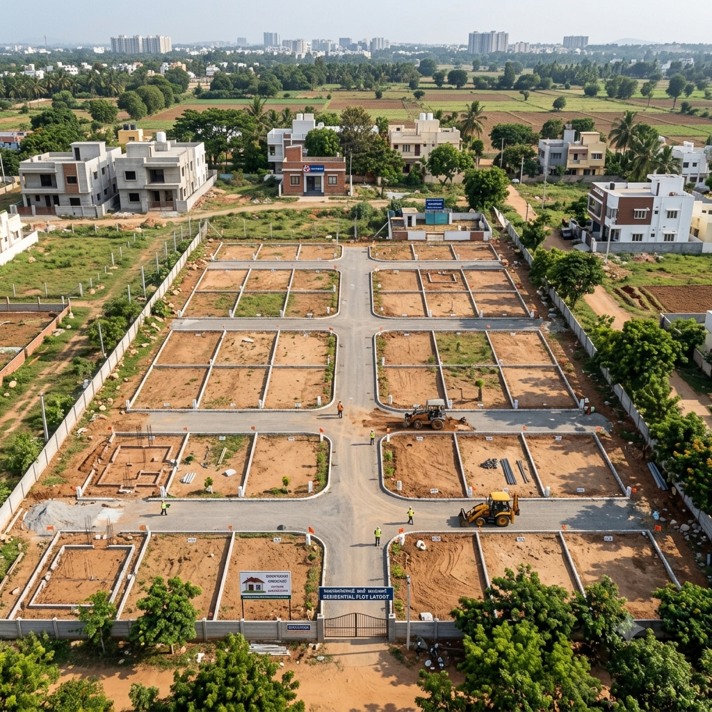 1 Acre Plot Layout: How Many 30x40 Sites Fit?
